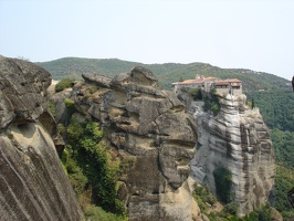 Rock like a face, and Megalou Meteora