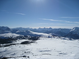 Skiing at Sunshine, February 21