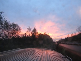 3049 last sunrise on the train
