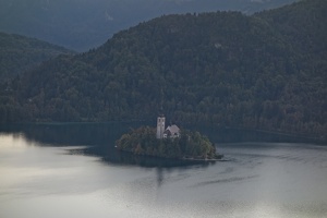 08009 bled island church from above