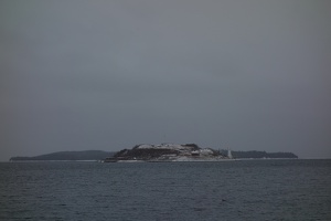 09062 georges island with snow