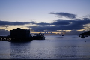 07674 ferry terminal at dawn