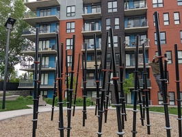 20220523 202000153 public exercise equipment traverse the bamboo jungle