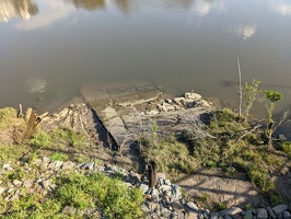 20220823 050035343 indooroopilly ferry ramp remains