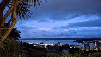 20221127 080610714 wellington harbour during blue hour v1