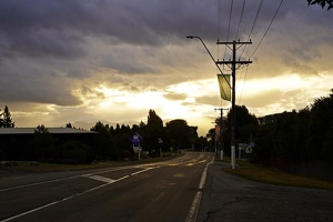 02951 sunset along the road v1
