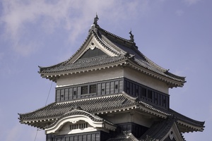 06331 matsumoto castle roof