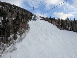 Snowboarding at Marble Mountain, April 8