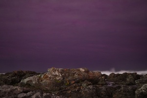 00338 bluish purple with rocks