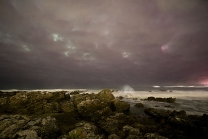 Aurora australis (behind clouds), Wellington, May 11