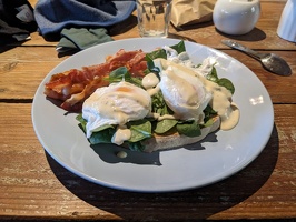 20240331 192500260 eggs benedict at blue duck station