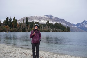 00847 mp on shores of lake wakatipu