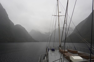 02233 foredeck and view out of crooked arm