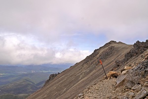 Robert Ridge approach to Angelus Hut, December 7