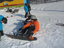 Tristan gearing up at Bromont, December 2011